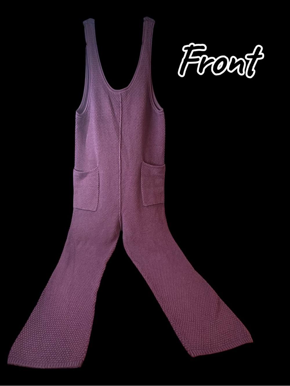 Free People Beach Hailee Sweater Jumpsuit in Vintage Wine. Size XS🍷 - Picture 5 of 13